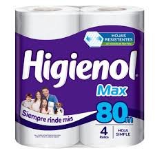 PAPEL HIGIENOL X80MTS